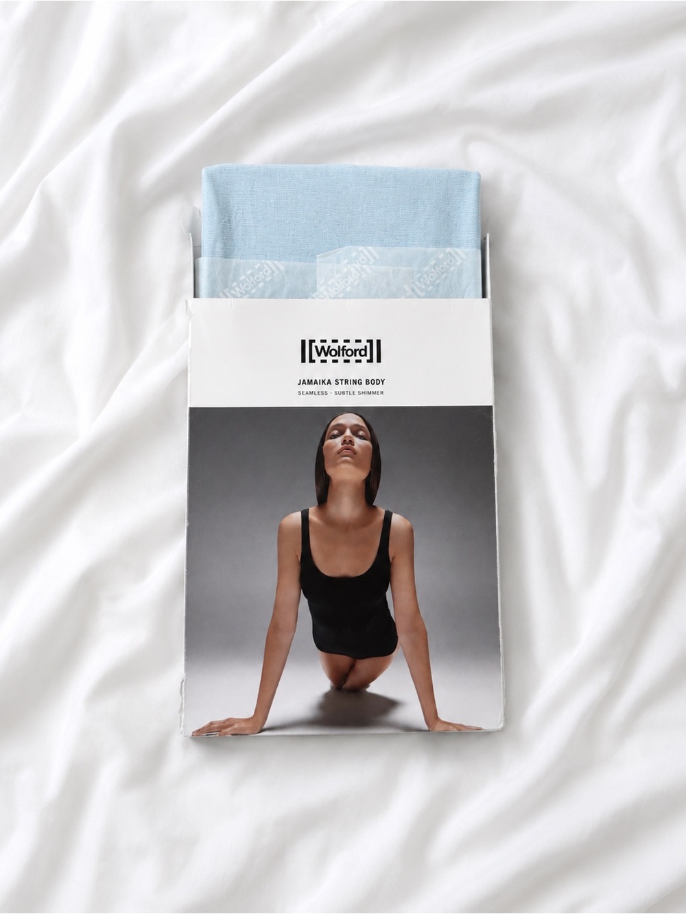 Wolford Jamaika String Body - Ice Blue